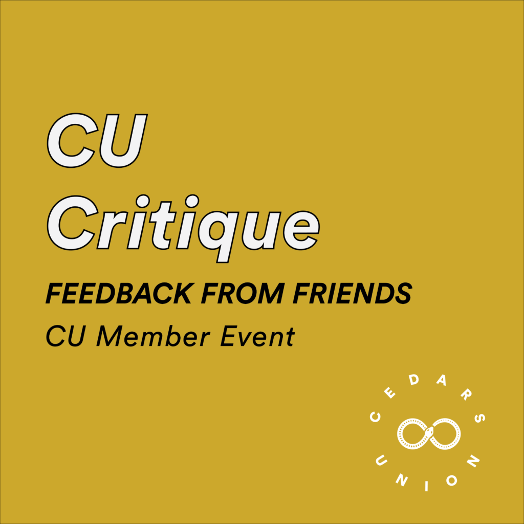 CU Member Critique