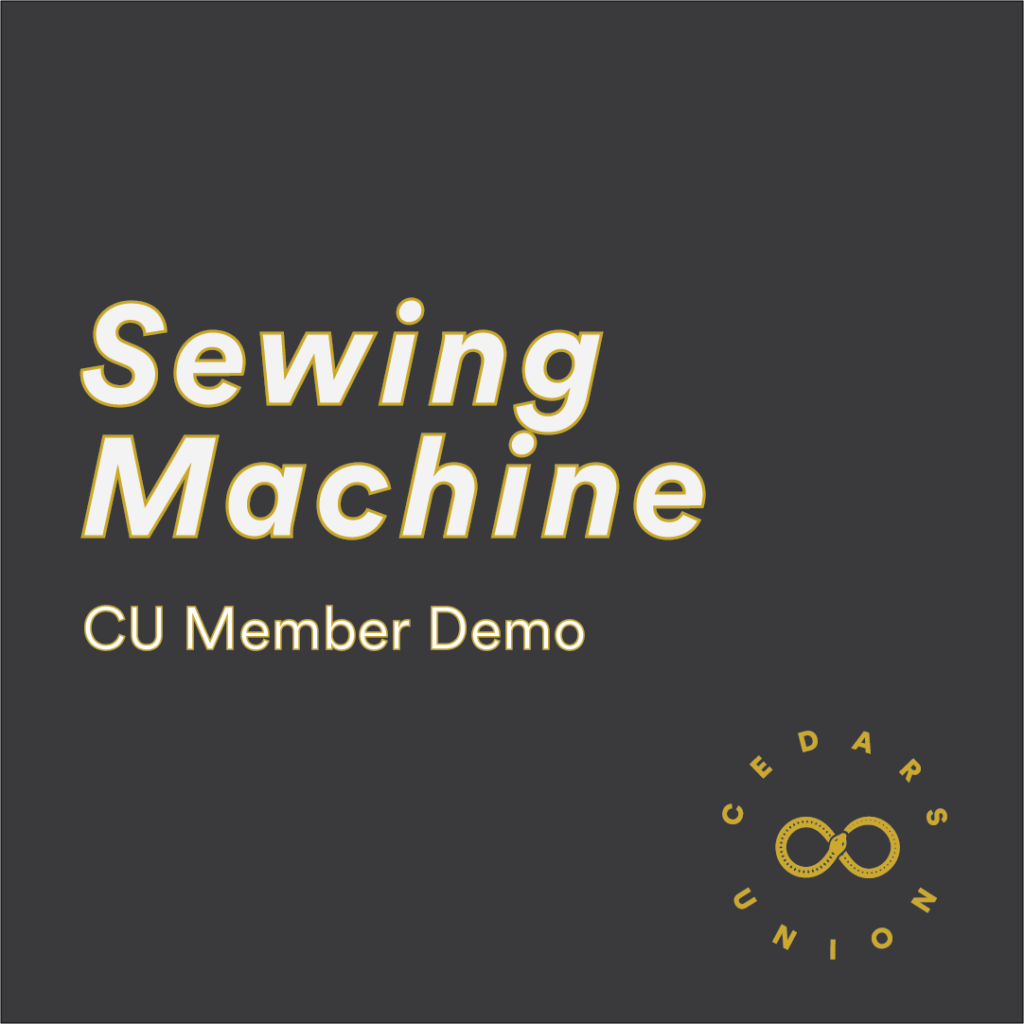 Member Demo: Singer Sewing Machine