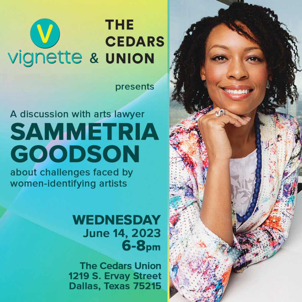 Vignette x The Cedars Union: Women & The Art Market with Sammetria Goodson