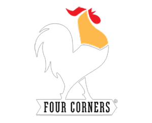 Four Corners Brewing Company Logo in White