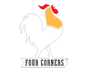 Four Corners Brewing Company Logo in White