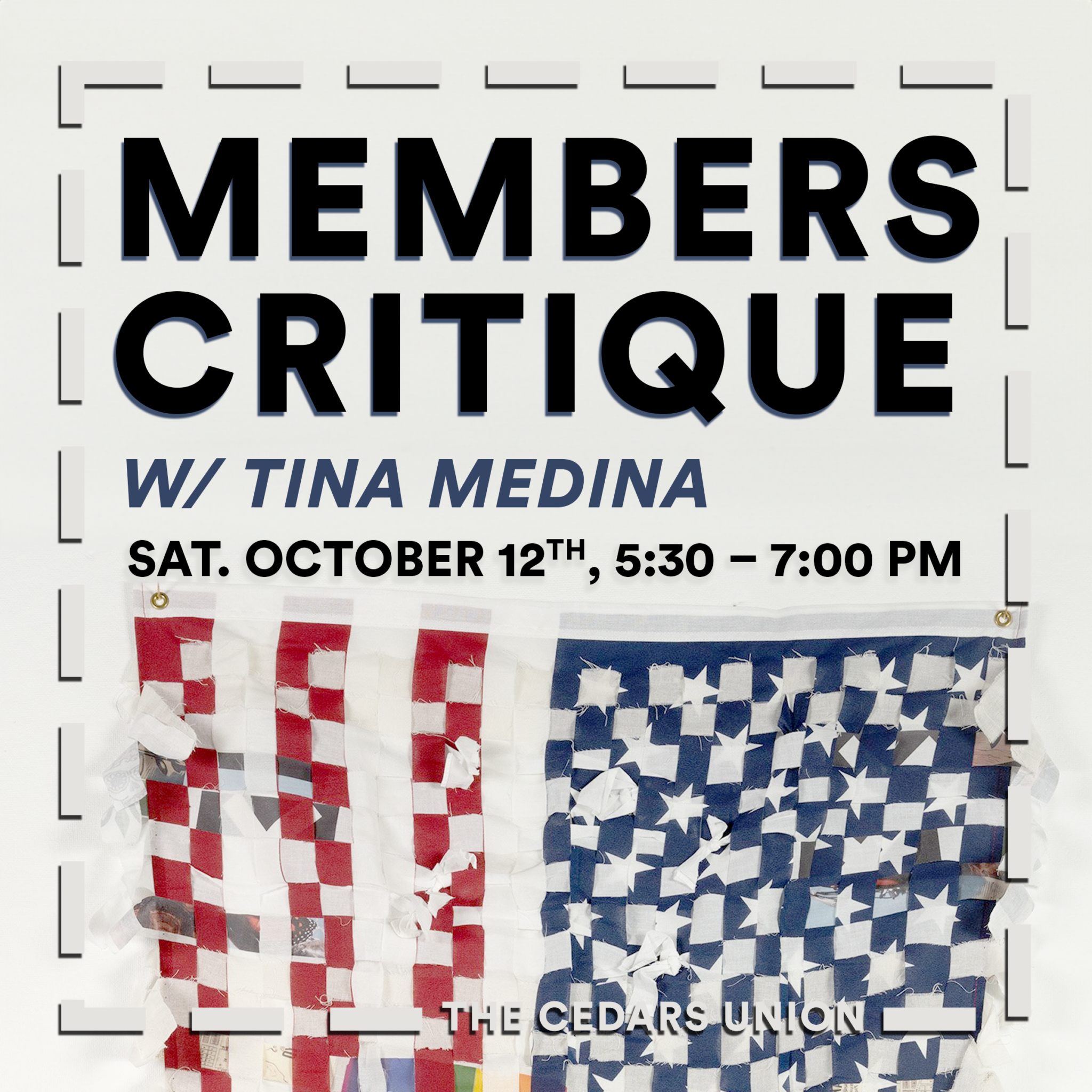 Cedars Union Members Critique w/ Tina Medina - Cedars Union