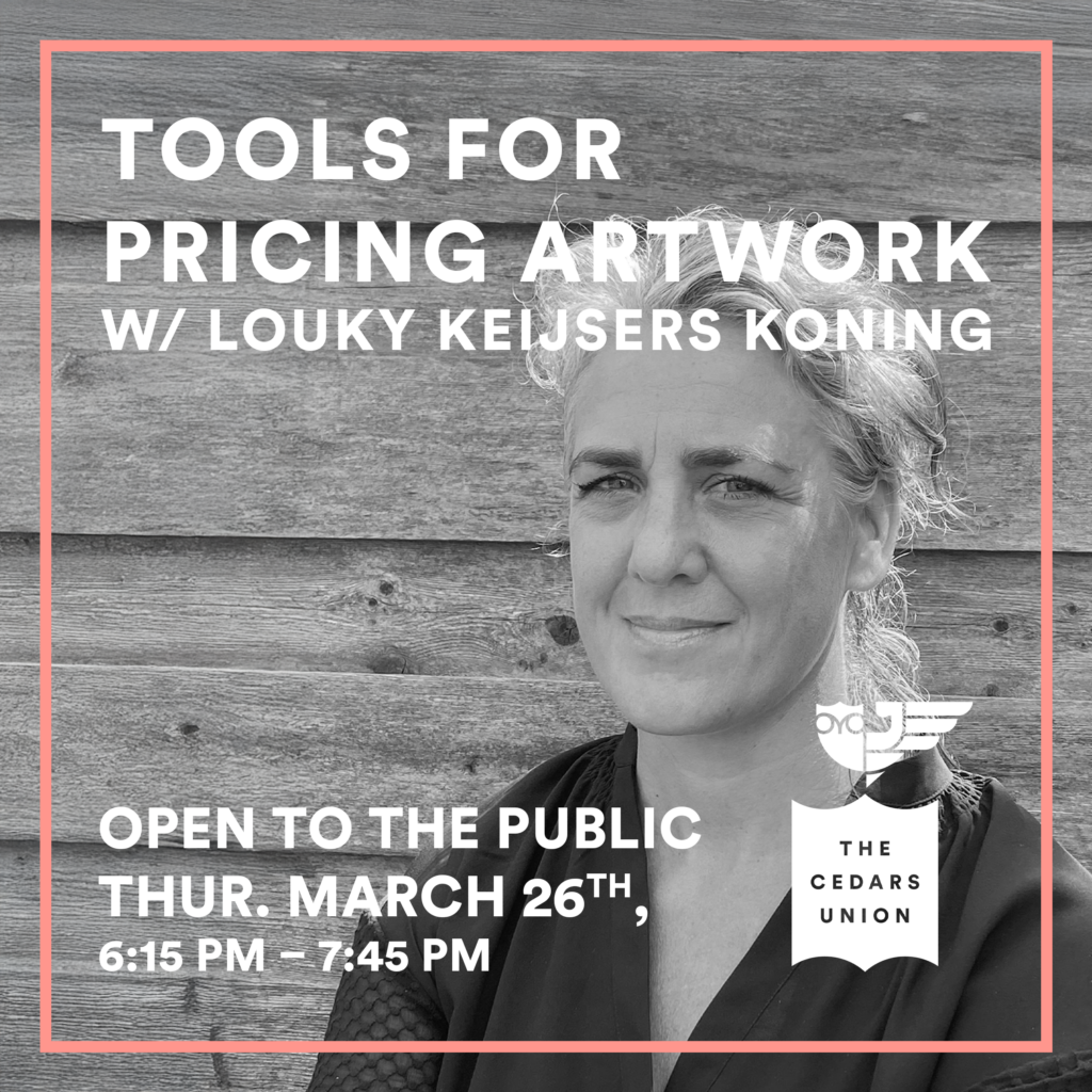 Tools for Pricing Artwork w/ Louky Keijsers Koning