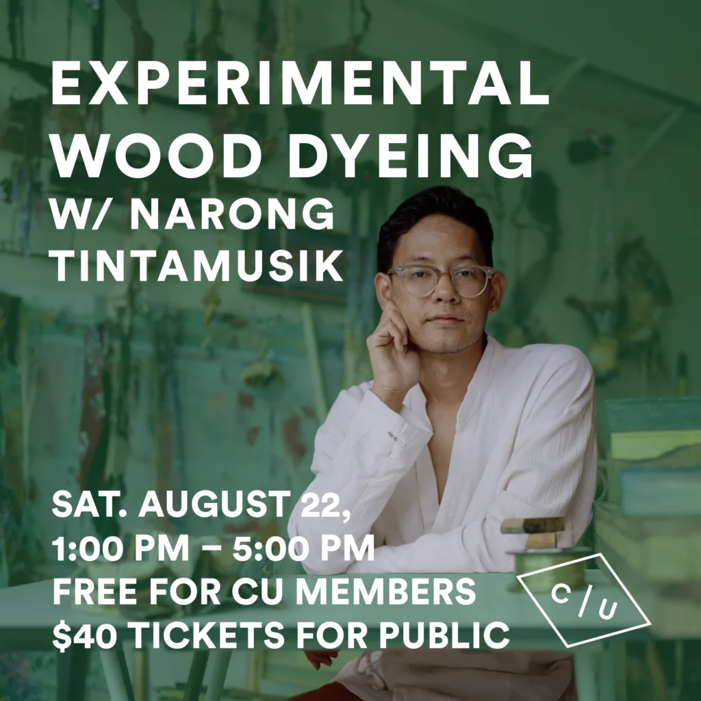 Experimental Wood Dyeing w/ Narong Tintamusik